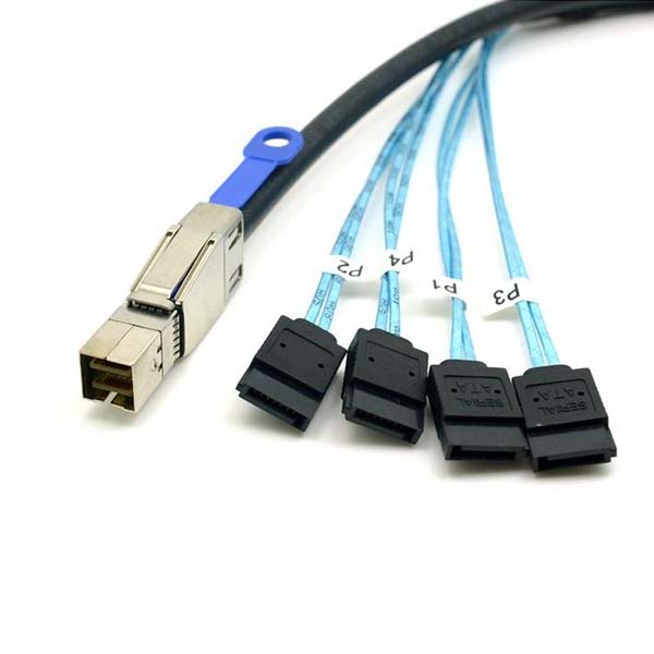 EXTERNAL MINI SAS TO 4 SATA 2MTR