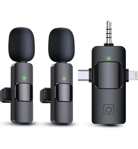 MicroWorld 3-in-1 Wireless Microphone - Karaoke, Speaker & Recording for Smartphones/TV