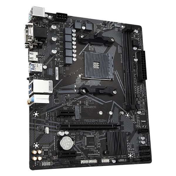 Gigabyte A520M S2H A520 Chipset AMD Ryzen AM4 Socket Motherboard