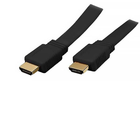 HDMI M-M 25M(VER 1.4) BLACK FLAT