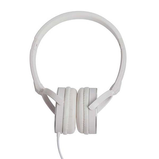 HEADPHONE WITH MIC WHITE AND SILVER