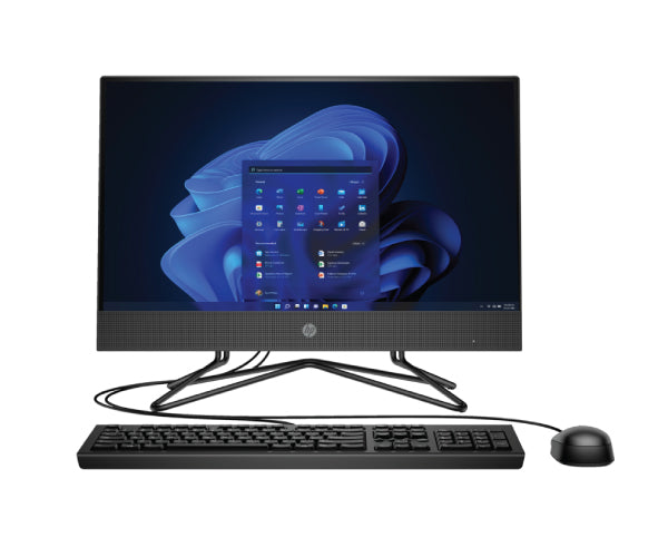 HP ProOne 200 G4 Core i3 1215U 8GB 1D DDR4 512GB PCIe NVMe SSD 21.5 inch AG FHD LED UWVA 250 LCD Panel Windows 11 Pro 64 USB K+M DVD WR Wi Fi AC 1x1 BT 4.2 LE WW WLAN 5MP WebCam Iron Gray HP 1 Year Carry in