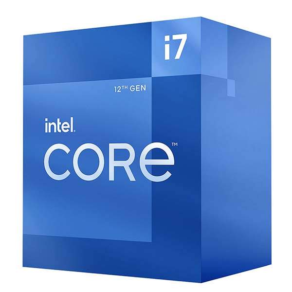 Intel Core i7 12700 Up to 4.9 GHZ; 12 Core (8P+4E); 20 Thread; 25MB Smartcache; 65W TDP - Intel Laminar RM1 Cooler included S RL