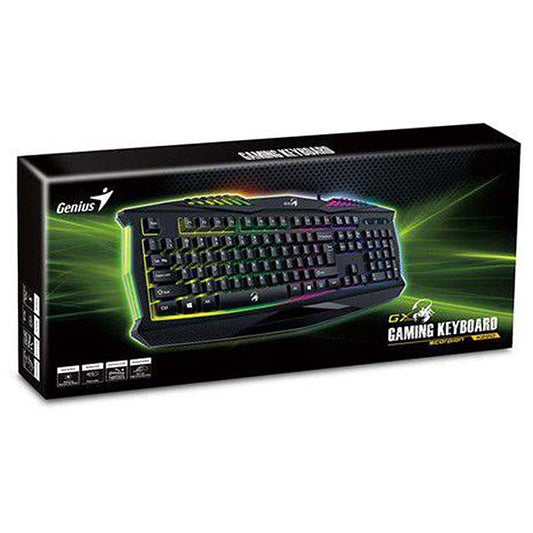 GENIUS KEYBOARD - USB SCORPION K220 BLACK