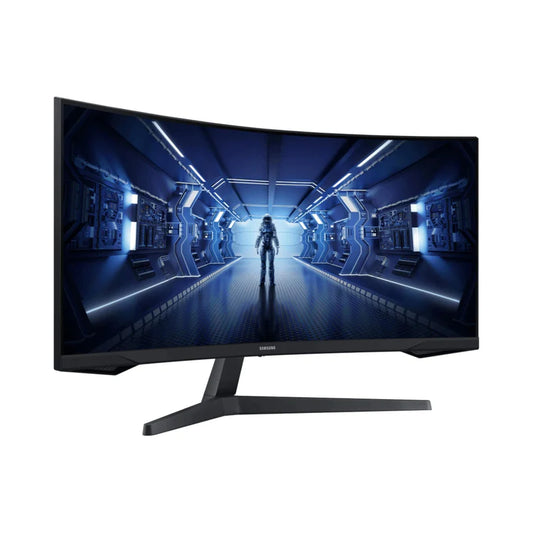 Samsung LC34G55TWW 34'' Odyssey G5 Ultra WQHD Curved Monitor; 21:9; 1000R; 3440X1440 Resolution; Max 165Hz; 2500:1 Static; 1ms (