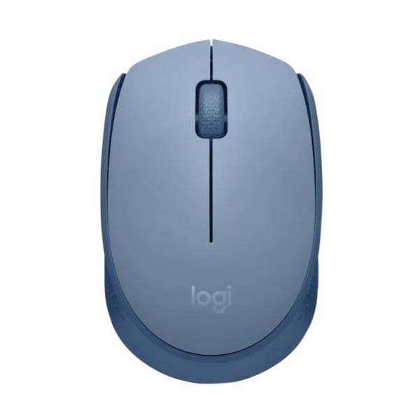 910-006866 - LOGI M171 Wireless mouse  (Blue/Grey) Nano USB receiver 3 buttons optical .
