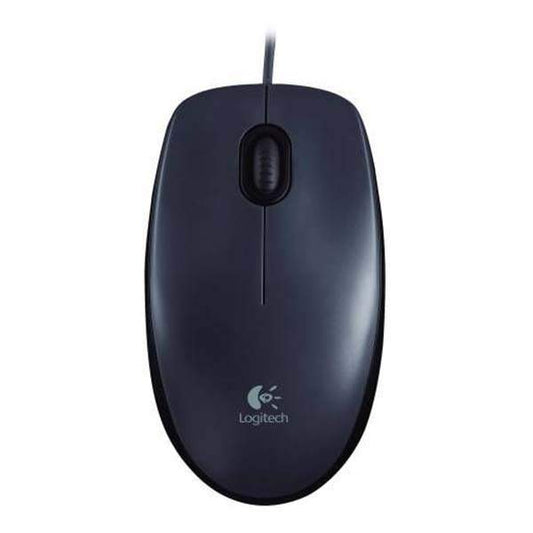 910-001793 - LOGI M90 Corded Mouse  (Black) USB 3 buttons optical tracking with wheel