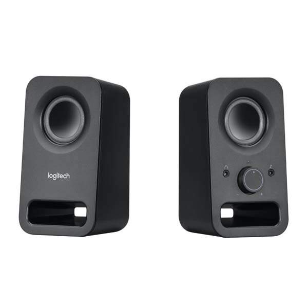 980-000814 - Logitech Desktop Speakers Z150 Multimedia mini Speakers Midnight Black 1 speaker 6 watts audio device with 3.5mm