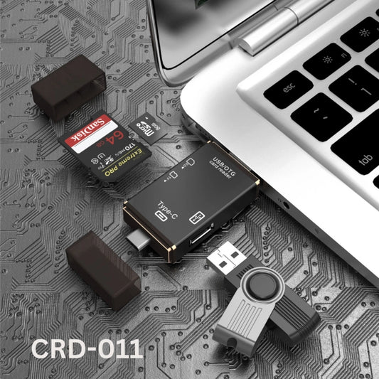 Collection of USB drives and memory cards on a laptop with a circuit board background