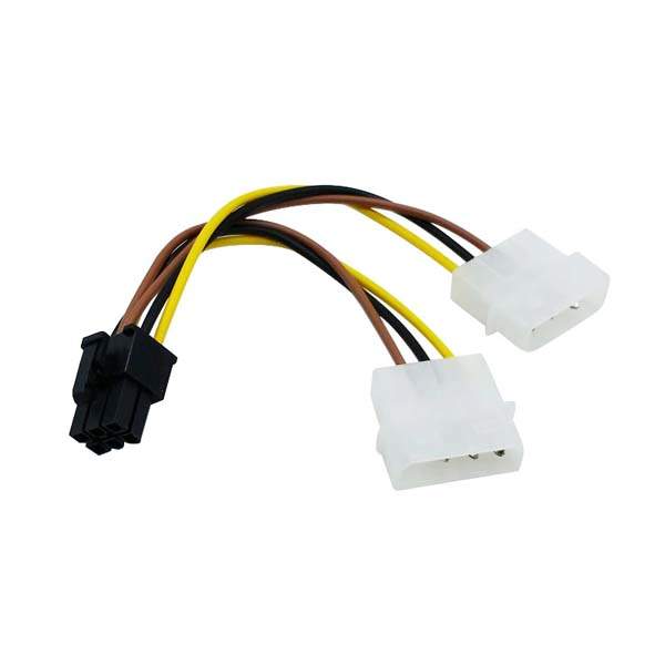 Molex 4 TO 6 Pin Cable For GPU Power