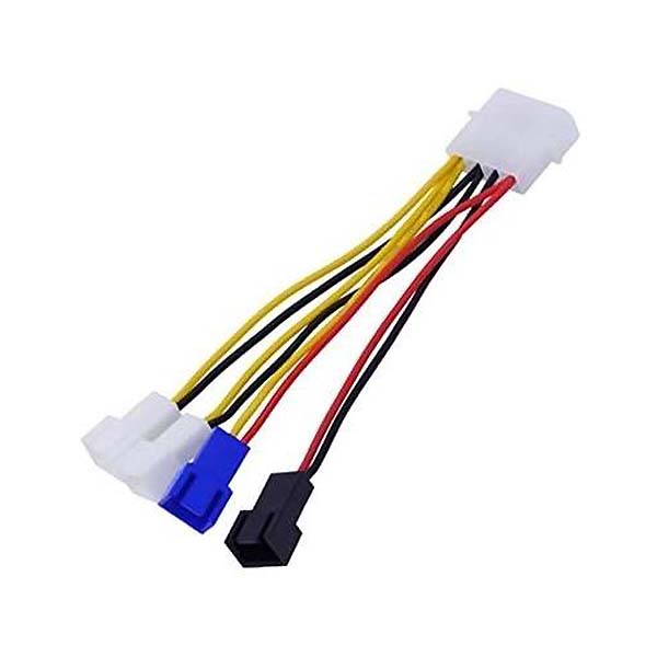 MOLEX TO 4 X FAN HEADER
