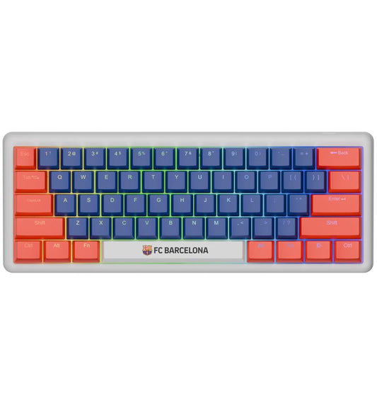 OCPC FCB KR2 Wireless 3-in-1 Gaming Keyboard – RGB Backlit, Multi-Device, Compact & Rechargeable