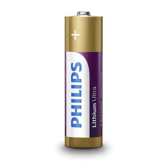 Philips AA Lithium Ultra Battery - 4 Pack