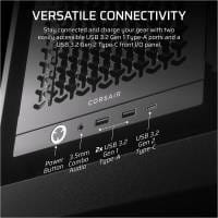 FRAME 4000D Black Mid-Tower PC Case; 2x 3.5'' |  2x 2.5'' Drive Bays; Up to 360mm Radiator compatible; No Fans