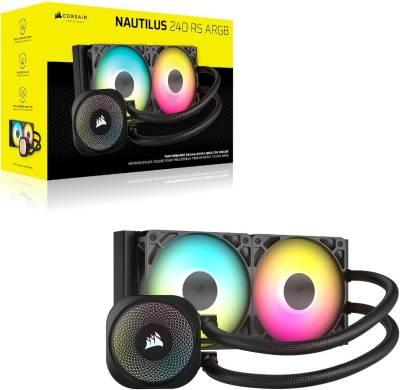 Corsair NAUTILUS 240 ARGB; 240mm Radiator; Liquid CPU Cooler;Intel® LGA 1851/1700; AMD® AM5/AM4