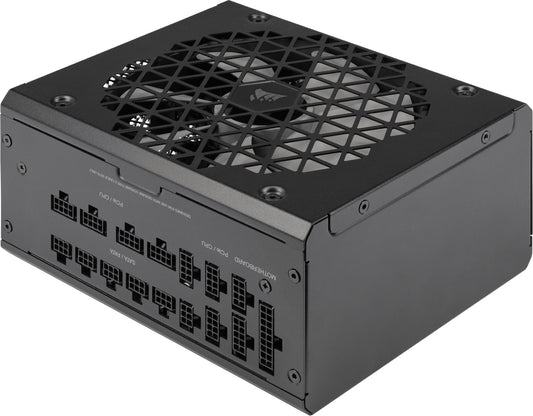 Corsair RM1200x Shift  —1200 Watt 80 PLUS Gold;10yr Warranty. ATX (1); EPS (2);PCI-E (4);12VHPWR (1);PATA (8);SATA (12)