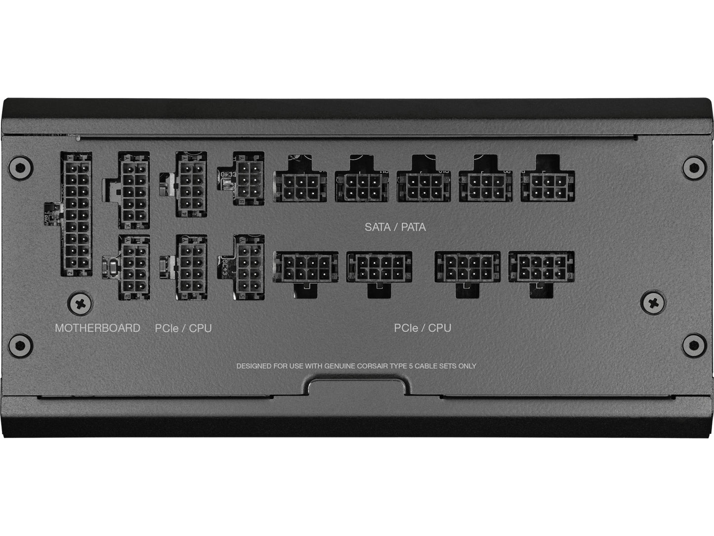 Corsair RM1200x Shift —1200 Watt 80 PLUS Gold;10yr Warranty. ATX (1); EPS (2);PCI-E (4);12VHPWR (1);PATA (8);SATA (12)