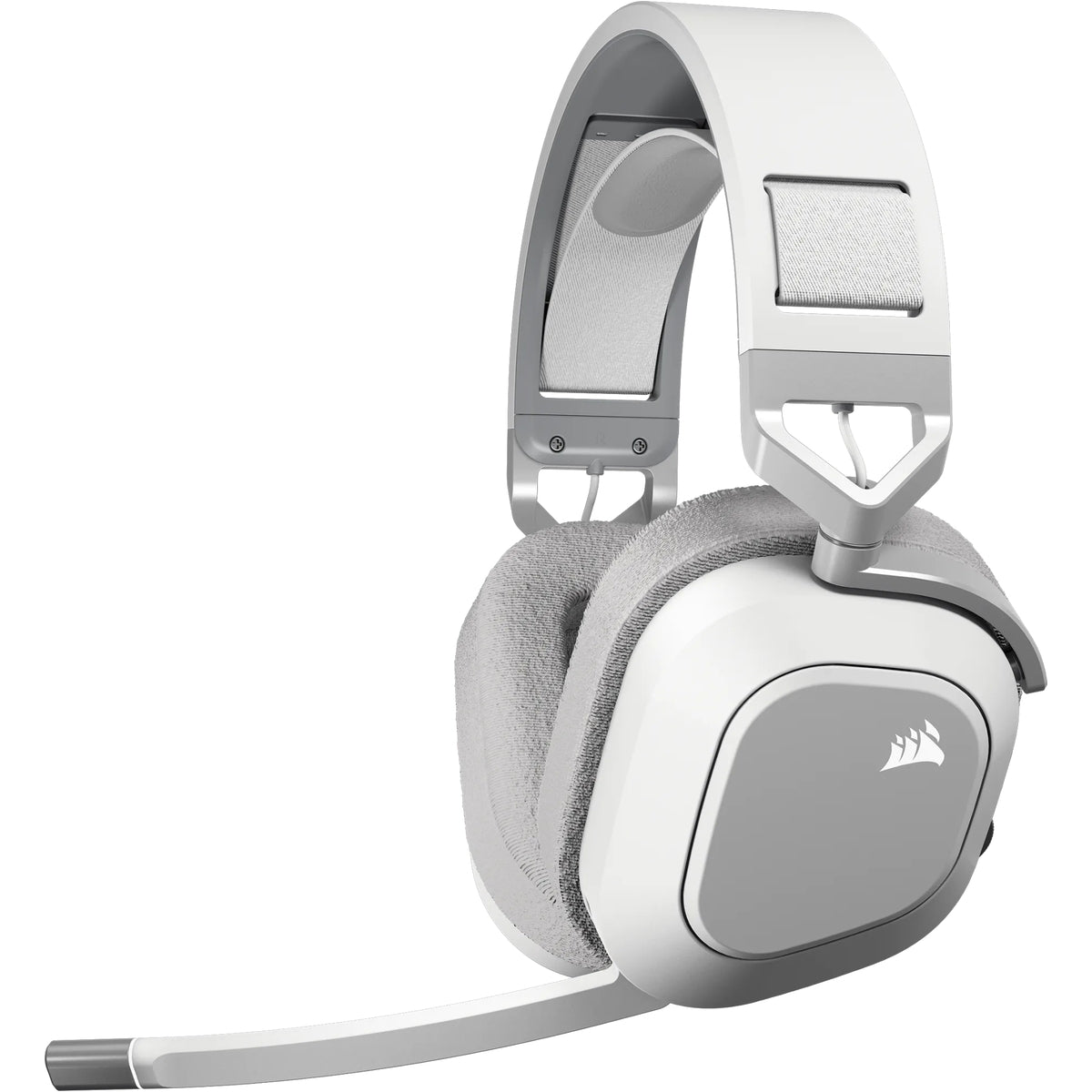 HS80 MAX WIRELESS Premium White Headset; Spatial Audio; 50mm Audio Drivers; Omni-directional Microphone - PC/ Mac/ PlayStation