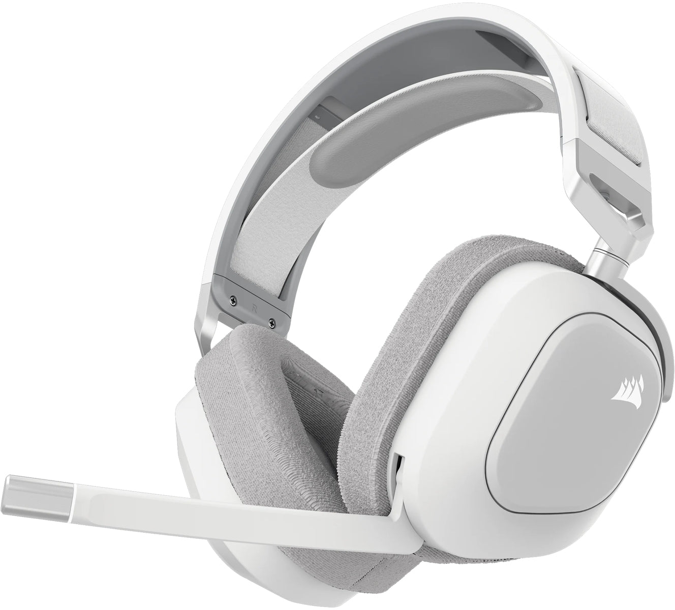 HS80 MAX WIRELESS Premium White Headset; Spatial Audio; 50mm Audio Drivers; Omni-directional Microphone - PC/ Mac/ PlayStation