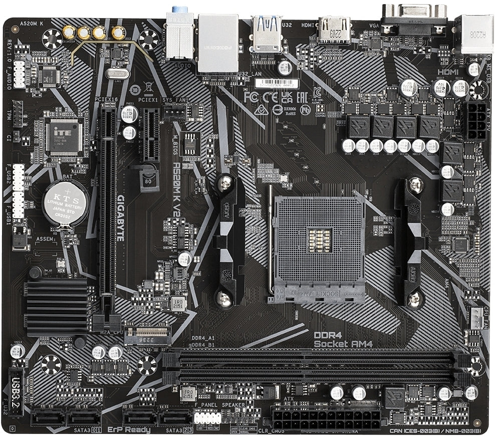 Gigabyte AMD A520 Ultra Durable Motherboard