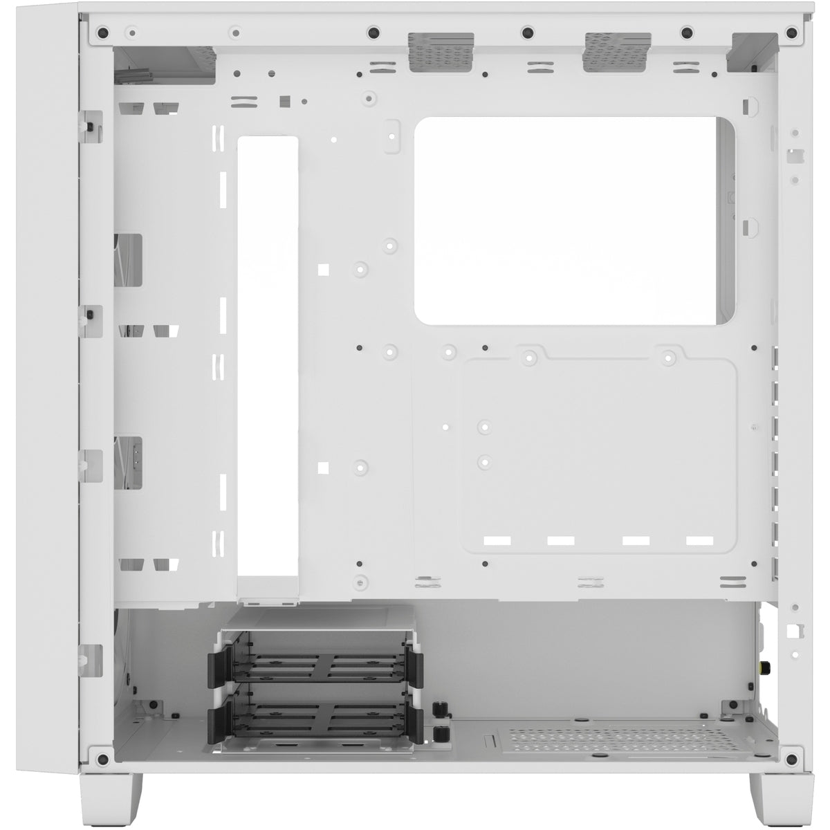 3000D RGB AIRFLOW White Mid-Tower PC Case; 2x 3.5'' |  2x 2.5'' Drive Bays; Up to 360mm Radiator compatible; 3x 120mm fan incl
