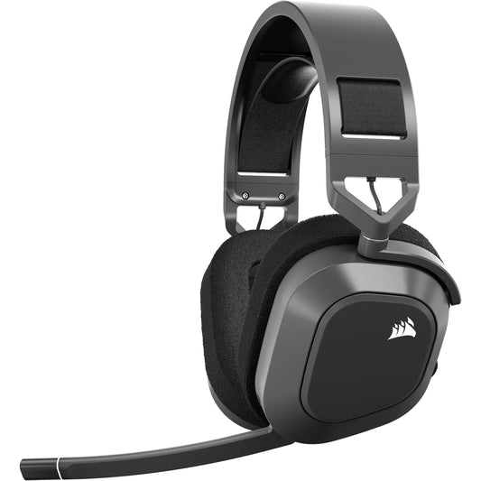 HS80 MAX WIRELESS Premium Carbon Headset; Spatial Audio; 50mm Audio Drivers; Omni-directional Microphone - PC/ Mac/ PlayStation