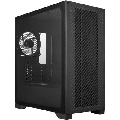 Cooler Master Masterbox lite 301 ITX; Micro ATX;Steel; Plastic; Tempered Glass; Black