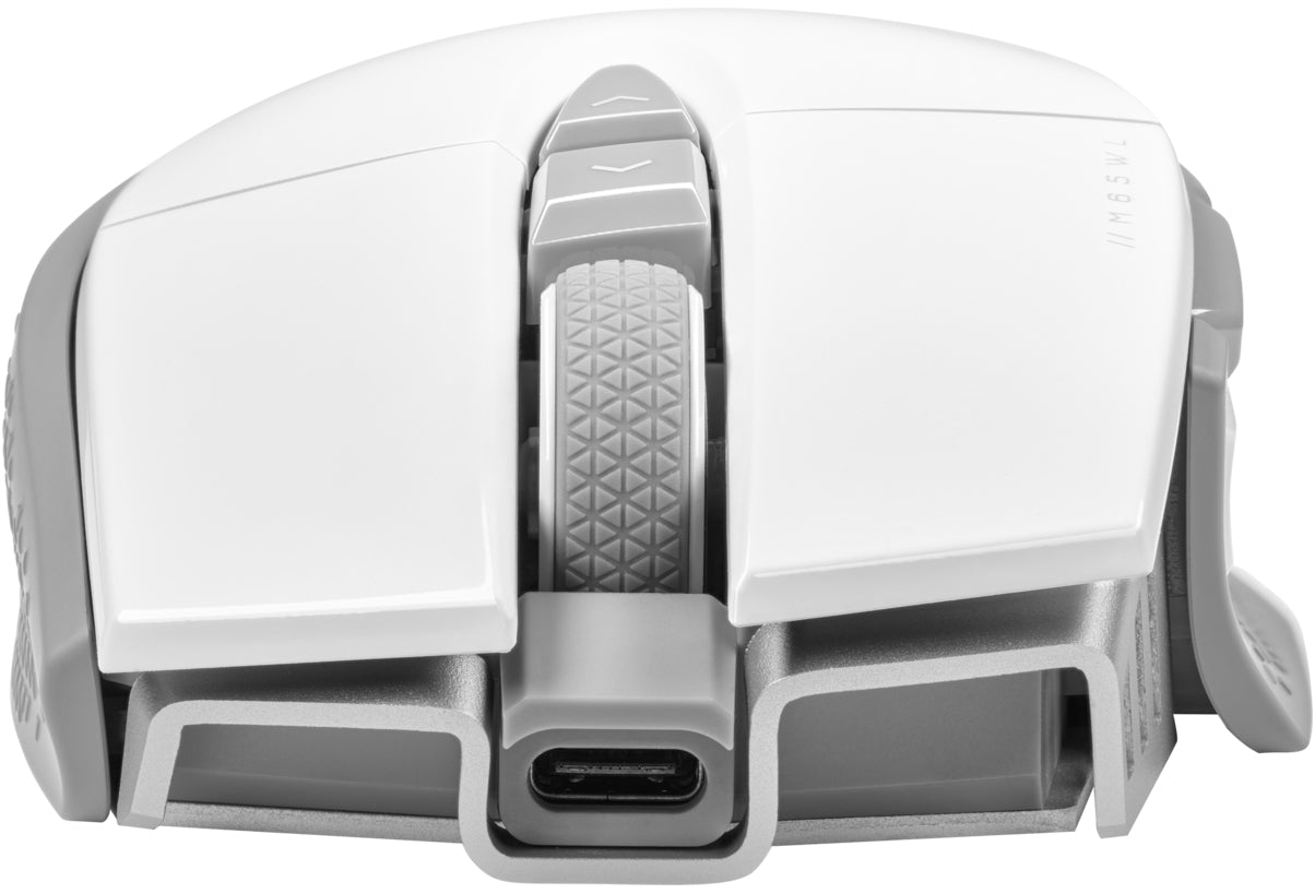Corsair M65 RGB Ultra with Slipstream + Bluetooth; 26000DPI; White