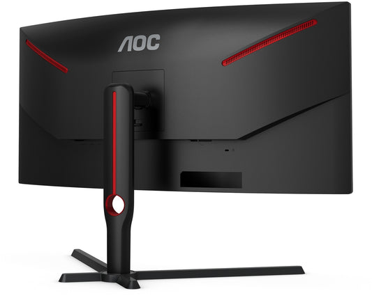 AOC CU34G3S Gaming Monitor|Curved 34 inch|VA QHD 3440 x 144 165Hz|1ms|HDMI DP|VESA|Flicker Free;| FreeSync Premium|3YR Warranty