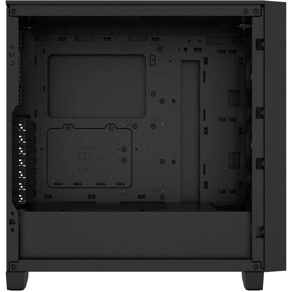 3000D RGB AIRFLOW Black Mid-Tower PC Case; 2x 3.5'' |  2x 2.5'' Drive Bays; Up to 360mm Radiator compatible; 3x 120mm fan incl
