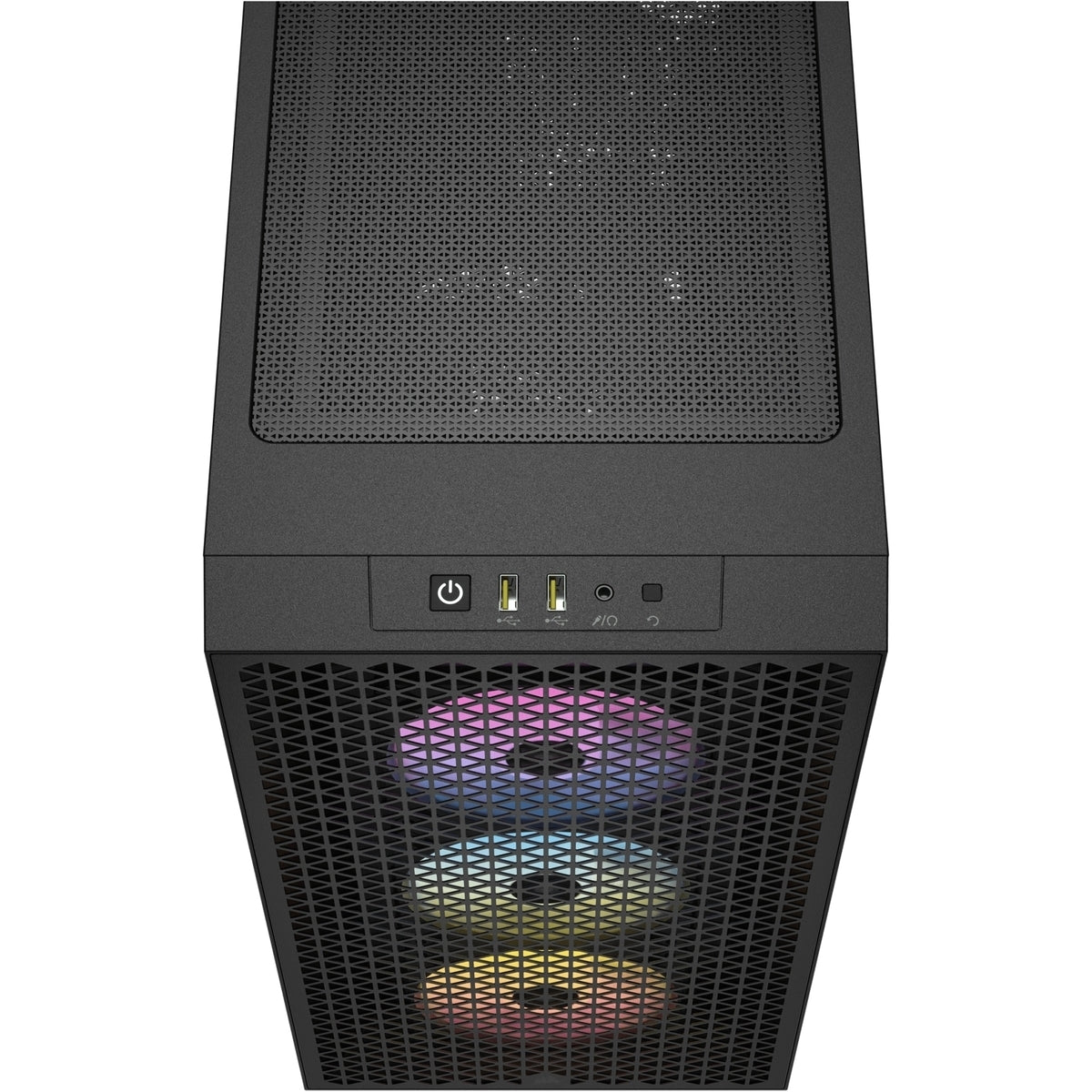 3000D RGB AIRFLOW Black Mid-Tower PC Case; 2x 3.5'' |  2x 2.5'' Drive Bays; Up to 360mm Radiator compatible; 3x 120mm fan incl