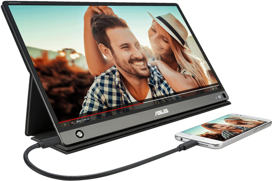 ASUS ZenScreen GO|MB16AHP Portable |USB Type-C Monitor | 15.6'' | Full HD |USB Type-C | Micro-HDMI | Flicker Free | Blue Light F