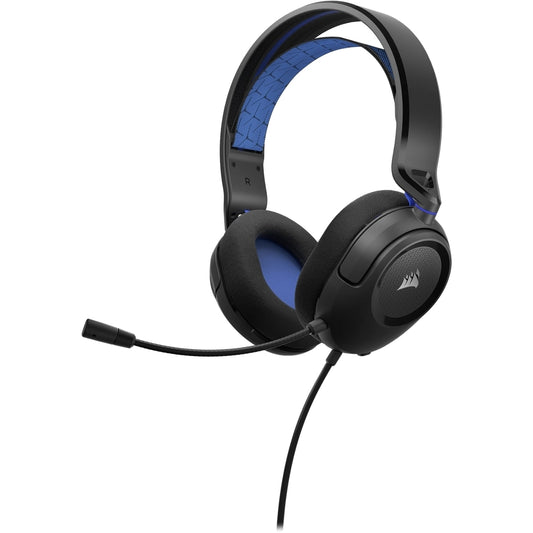 HS35 v2 Blue Gaming Headset; Universal 3.5mm connectivity; 50mm audio drivers; Flexible omni-directional microphone