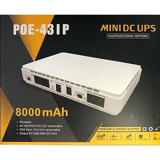 Microworld PoE 17W Mini UPS 8800mAh