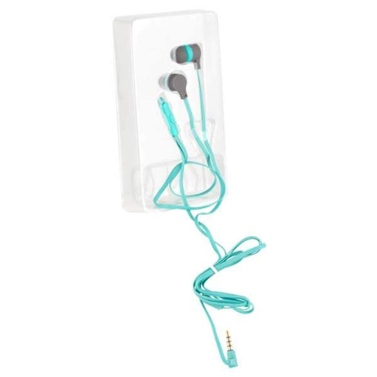 Polaroid Tangle Free Earphones - Turquoise