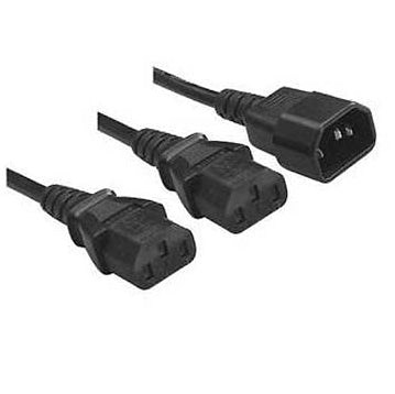 Matrix IEC Male to 2 x IEC Female Power Cable – 1.8 m