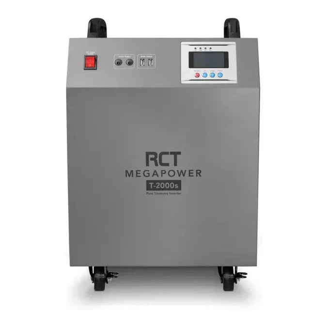 RCT LITHIUM 2KVA LINE INTERACTIVE UPS INVERTER TROLLEY WITH 2400Wh LiFePo BATTERY (Warranty Electronics 1 year Battery 3 year)