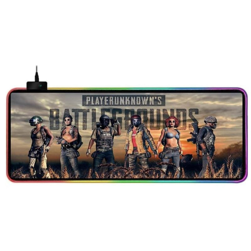 M-LINK RGB Gaming Mouse Pad – 800x300mm Multi-Color LED, Non-Slip Base, Water-Resistant