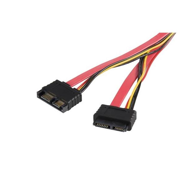 SATA 6+7 DATA + POWER CABLE 45CM