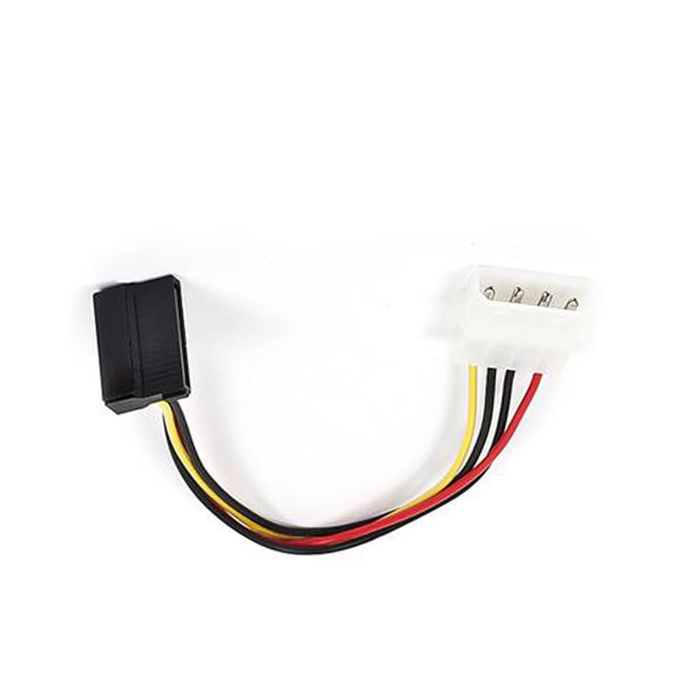 Microworld Molex to SATA 90° L Shape Power Adapter Cable