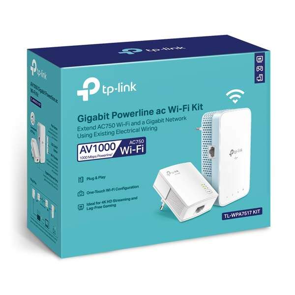 TP-Link AV1000 Gigabit Powerline ac WiFi Kit