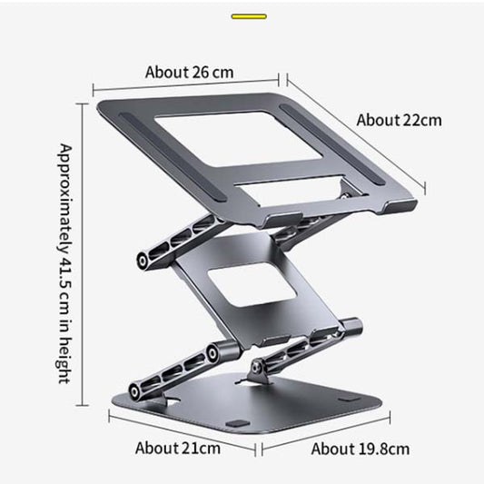 TRIPLE LIFT ADJUSTABLE ALU LAPTOP STAND