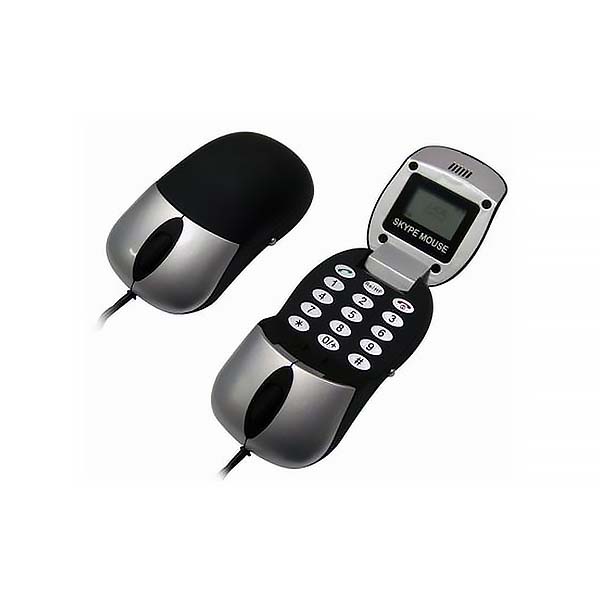 USB OPTICAL MOUSE WITH SKYPE PHONE
