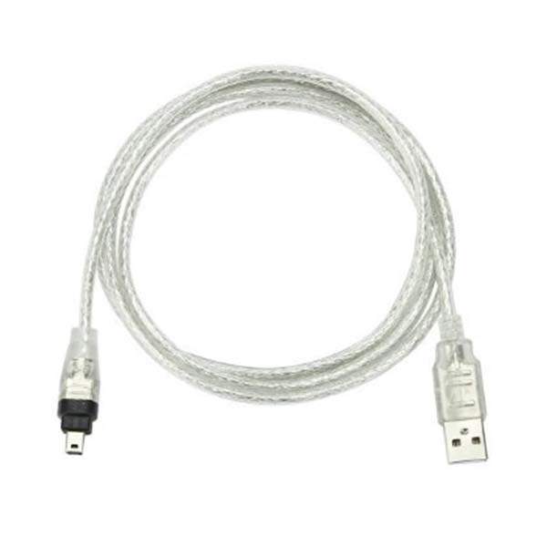 USB A TO FIREWIRE 4 PIN MALE CABLE