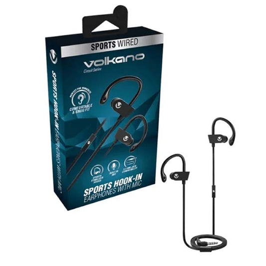 Volkano Circuit Series Sports Hook-in Earphones