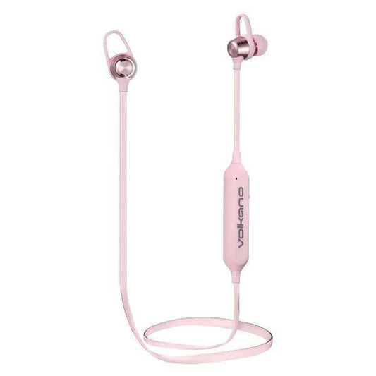 Volkano Rush 2.0 Series Bluetooth Earphones with Mic - Pink