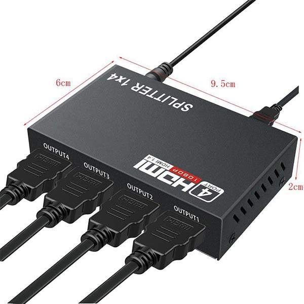 1 IN 4 OUT HDMI 4K SPLITTER BOX