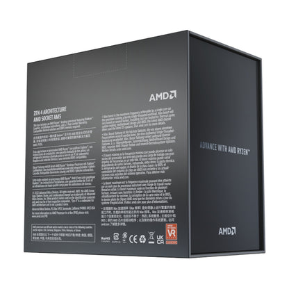 AMD Ryzen 9 7900x 5nm SKT AM5 CPU; 12 Core/24 Thread Base Clock 4.7GHz; Max Boost Clock 5.0GHz ;76 MB Cache; Radeon Graphics; No