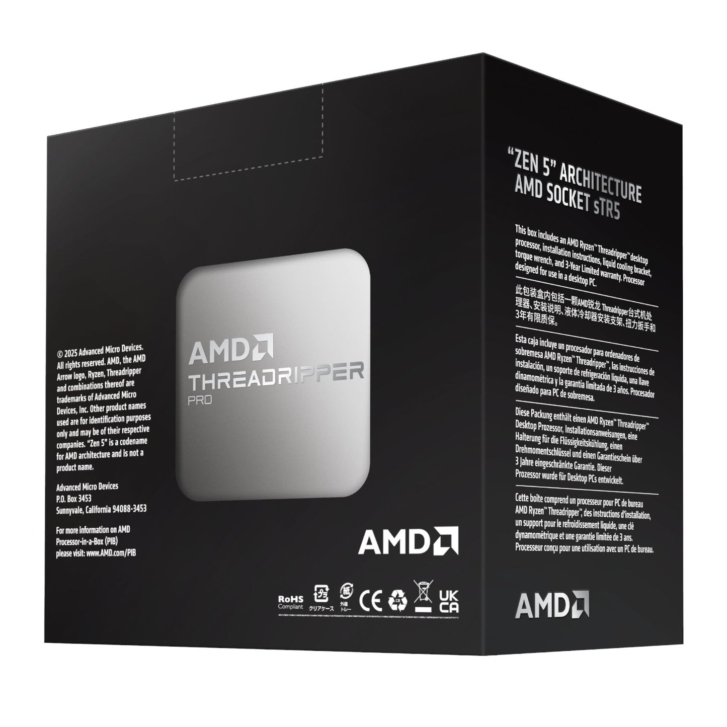 AMD Ryzen Threadripper Pro 9975WX 32-Core 4.0GHz CPU
