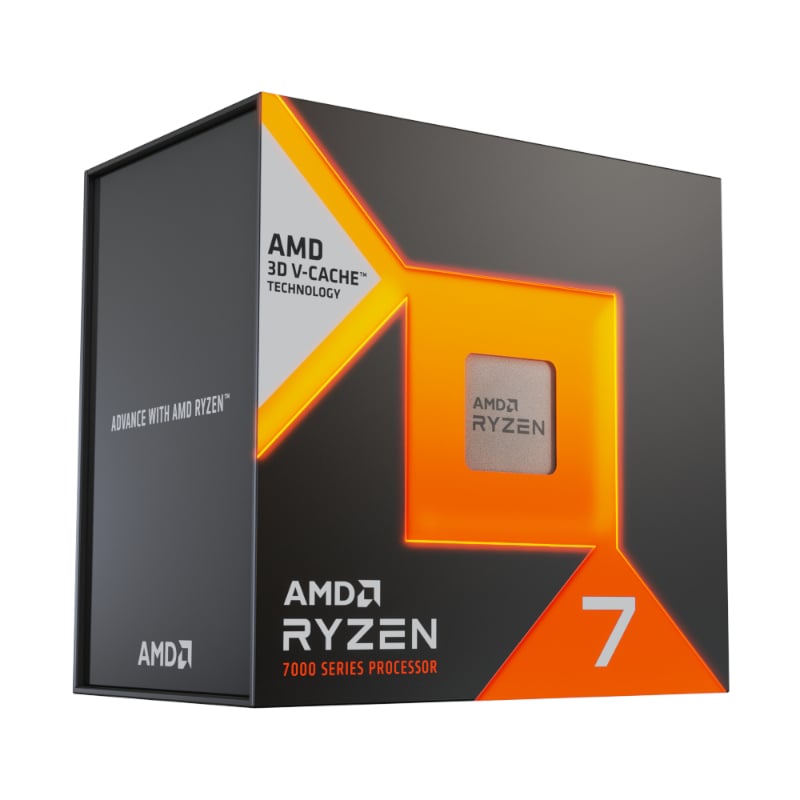 AMD Ryzen 7 7800X3D AM5 CPU 8C 16T 4.2–5.0 GHz 40MB Cache – Matrix